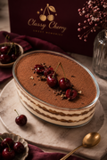 Classy Cherry Tiramisu Tray