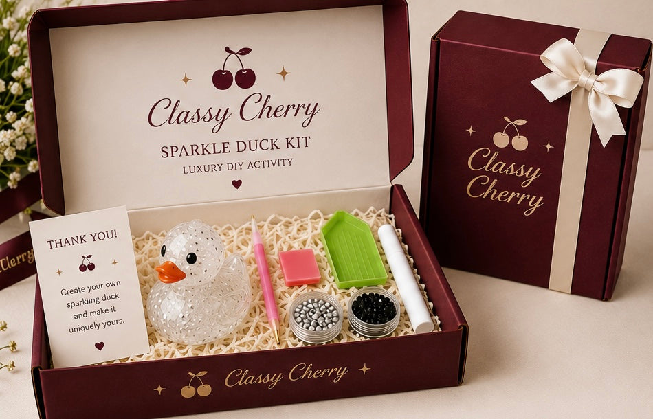 Classy Cherry Sparkle Duck Kit ✨